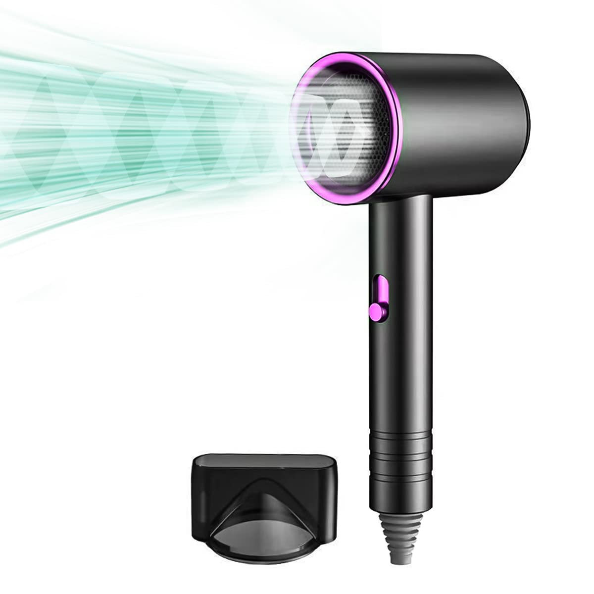 HANNEA Hair Dryer For Women Men, Hair Dryers Blow Dryer Professional Stylish Hair Blower 1200 Watts With 3 Temperature Settings (Hot/Cool/Warm) (Grey) HANNEA Hair Dryer For Women Men, Hair Dryers Blow Dryer Professional Stylish Hair Blower 1200 Watts With 3 Temperature Settings (Hot/Cool/Warm) (Grey)